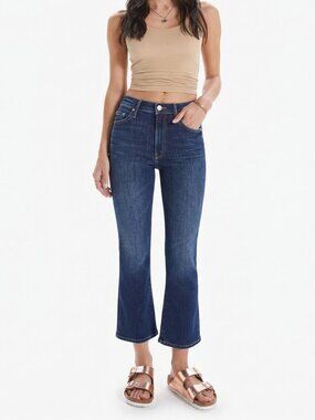 NWT MOTHER The Outsider Ankle Bootcut Jeans in On The Edge Size 25, 26, 27